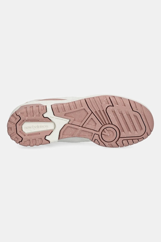 Кожаные кроссовки New Balance, бежевый — фото 4