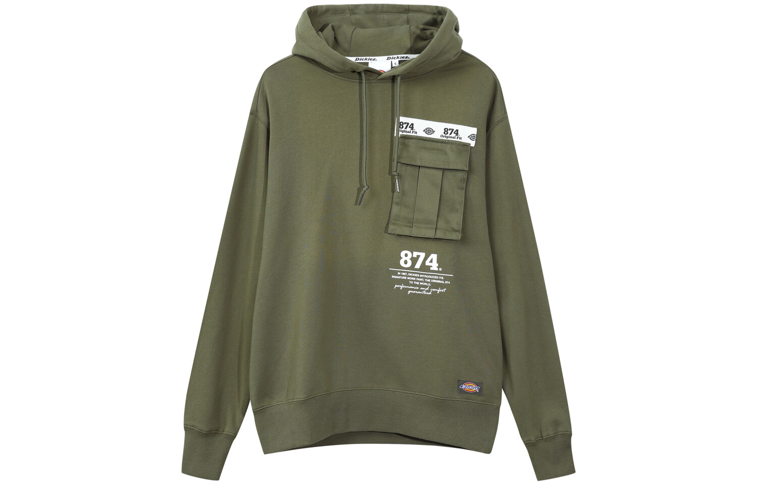 

Dickies Мужская толстовка, Армейский Зеленый