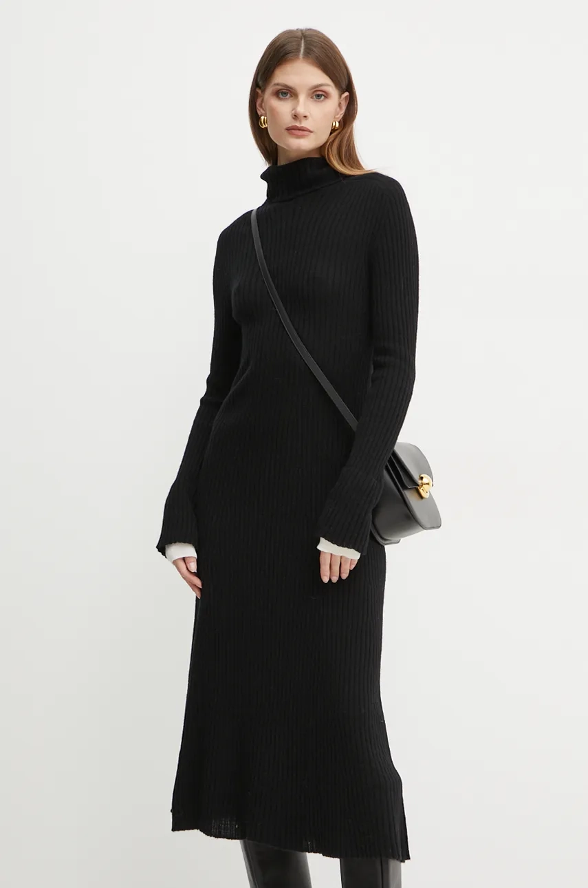 

Шерстяное платье Pinko, черный