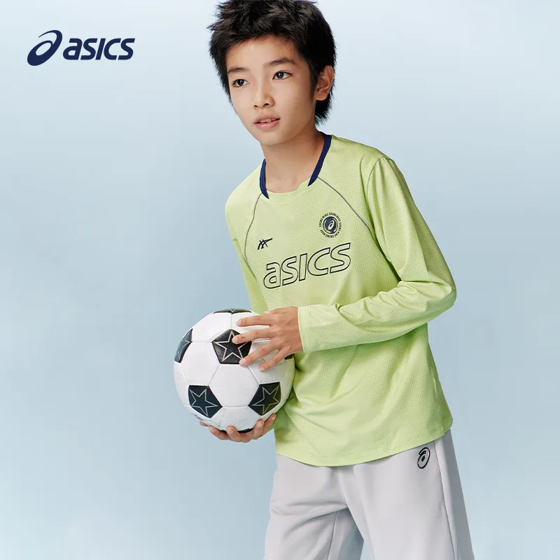 Футболка с круглым вырезом для школьников ASICS, 4004 Apple Green — фото 3