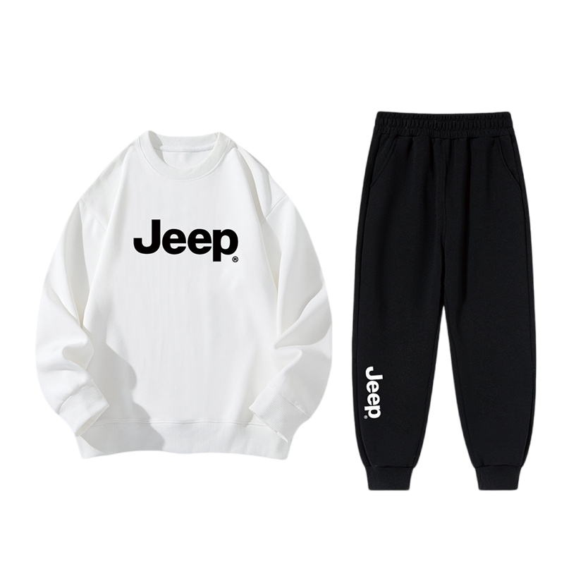 Повседневная спортивная одежда для подростков Jeep, белая — фото 3