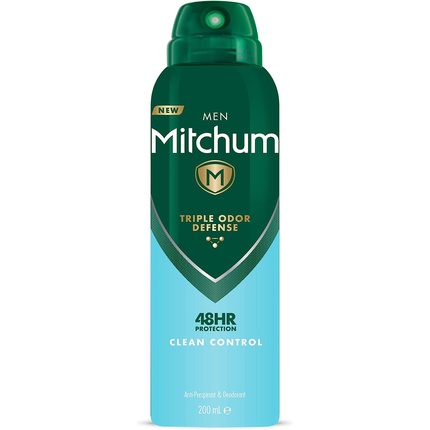 

Мужской дезодорант-антиперспирант Triple Odor Defense 48HR Protection Spray 200ml Clean Control