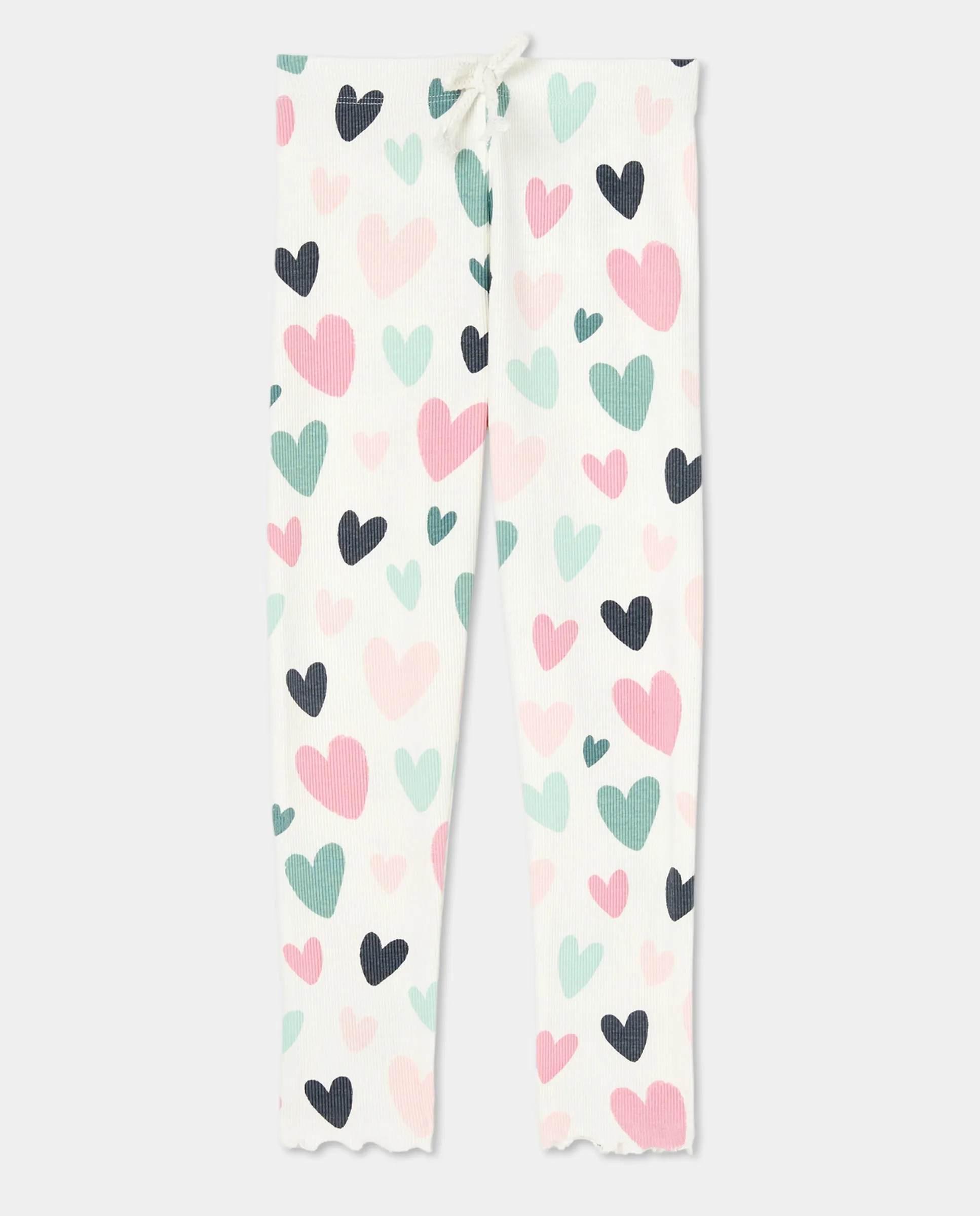 

Леггинсы ребристые с детским принтом Kids El Corte Inglés, белый