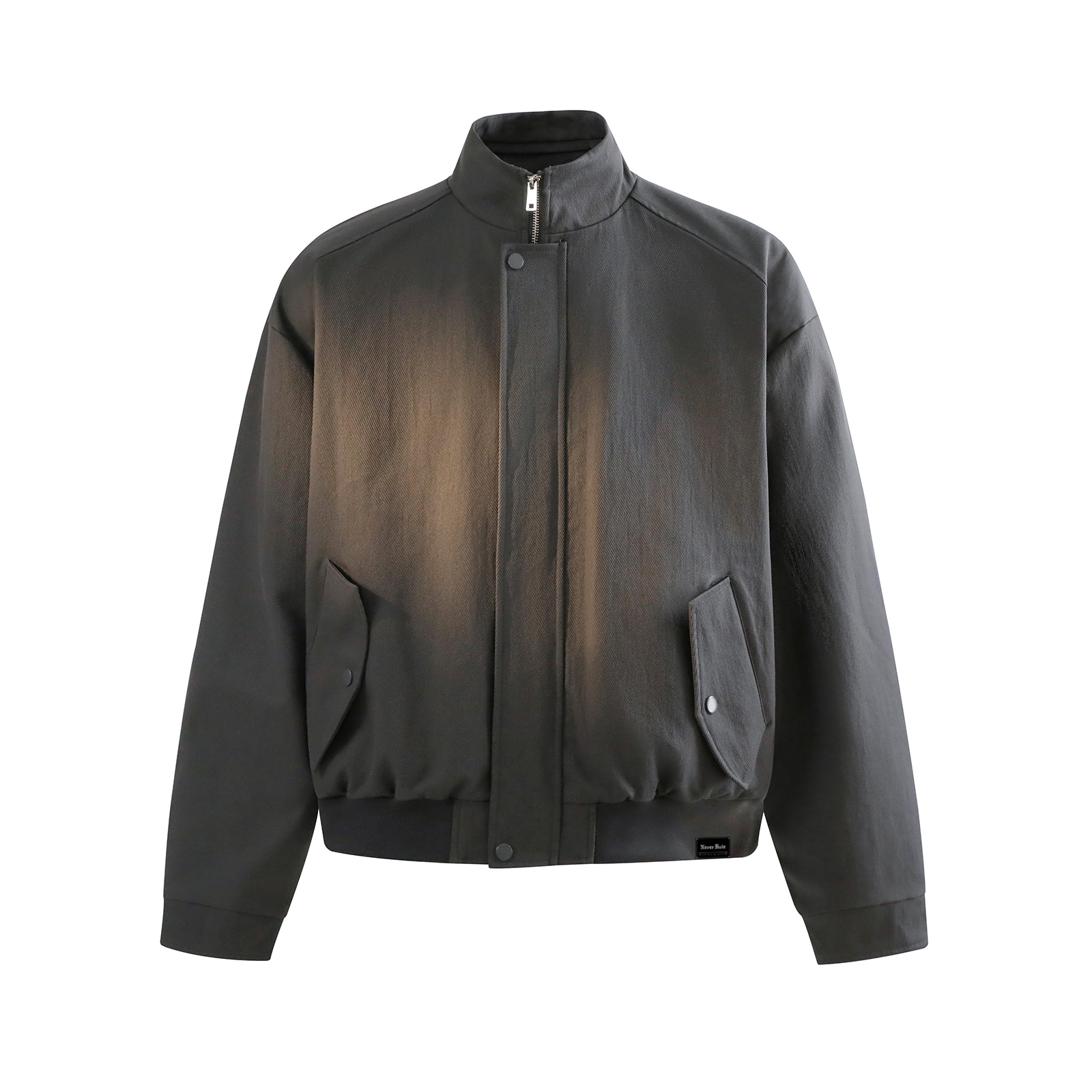 

Куртка Unisex Stand Collar Moderate NEVER RULE, темно-серый