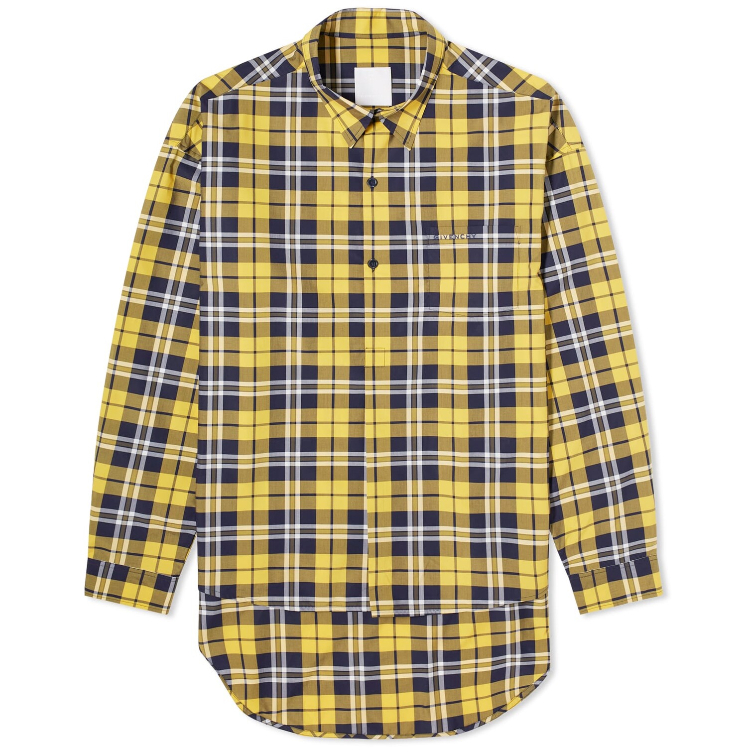 

Рубашка Givenchy Popover Check Shirt, цвет Dark Yellow