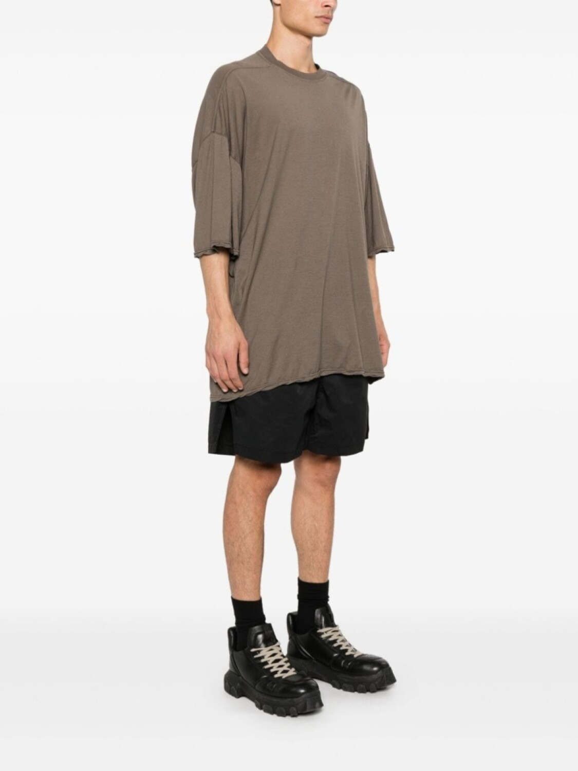 Rick Owens DRKSHDW футболка Tommy, коричневый — фото 3