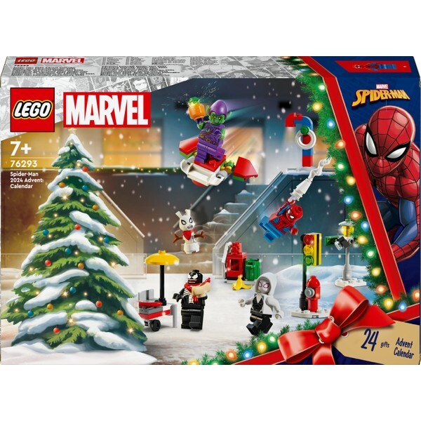 Конструктор пластиковый Lego Spider Man Адвент календарь, 246 деталей — фото 3