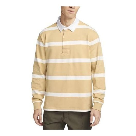 

Рубашка поло life striped heavyweight rugby shirt 'sesame' Nike, мультиколор