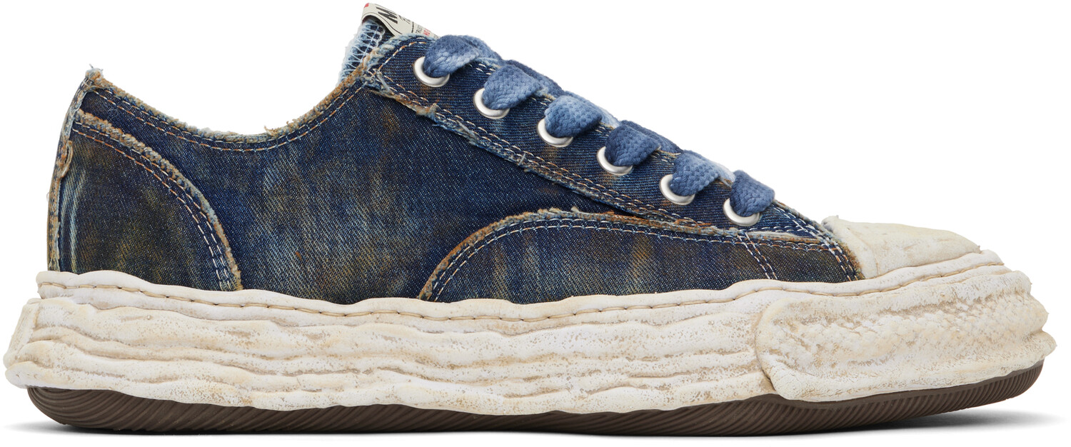 

Низкие кроссовки Peterson23 OG Sole Washed Denim Maison MIHARA YASUHIRO, синий