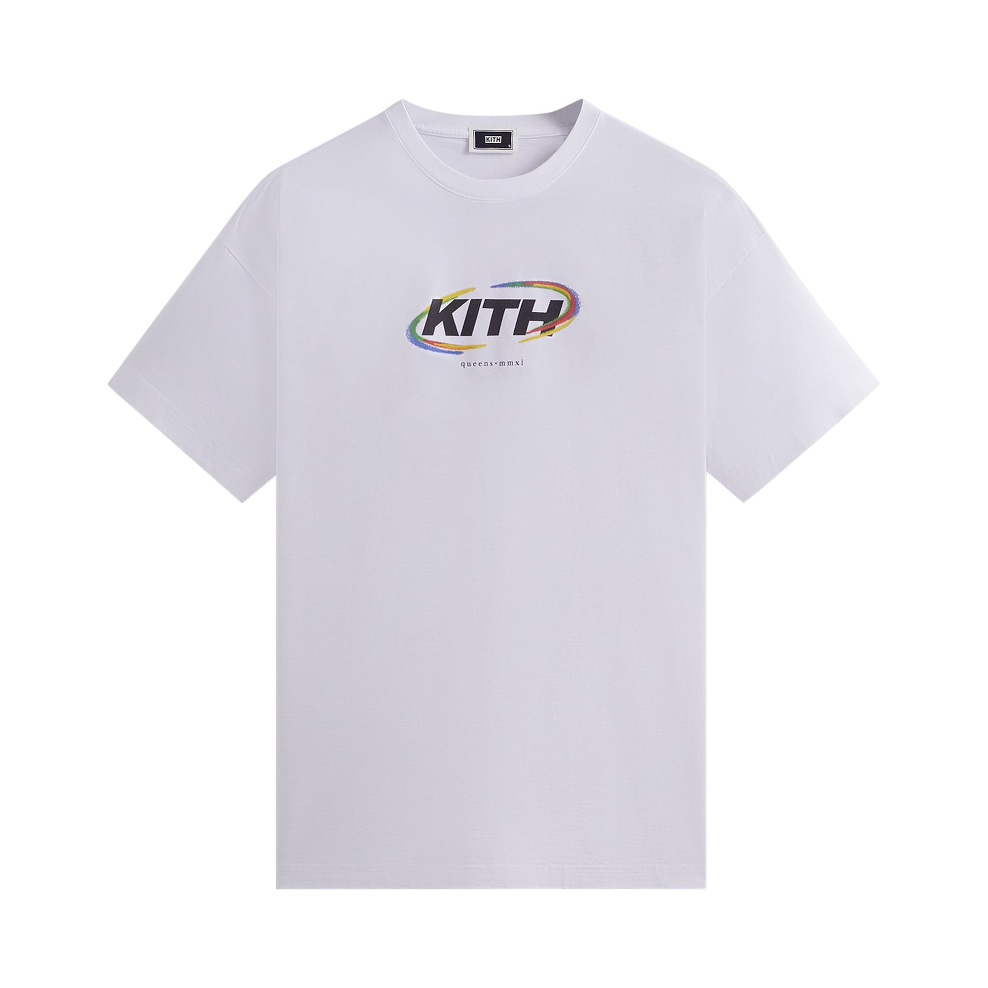 

Винтажная футболка Kith Spiral, Белая, Белый, Винтажная футболка Kith Spiral, Белая