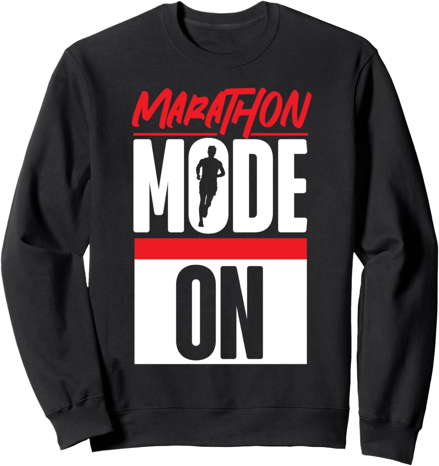 

Толстовка Running Runner Half Marathon Mode On, черная (black 19-3911tcx), размер S Funny Running Jogging Jogger Hs0