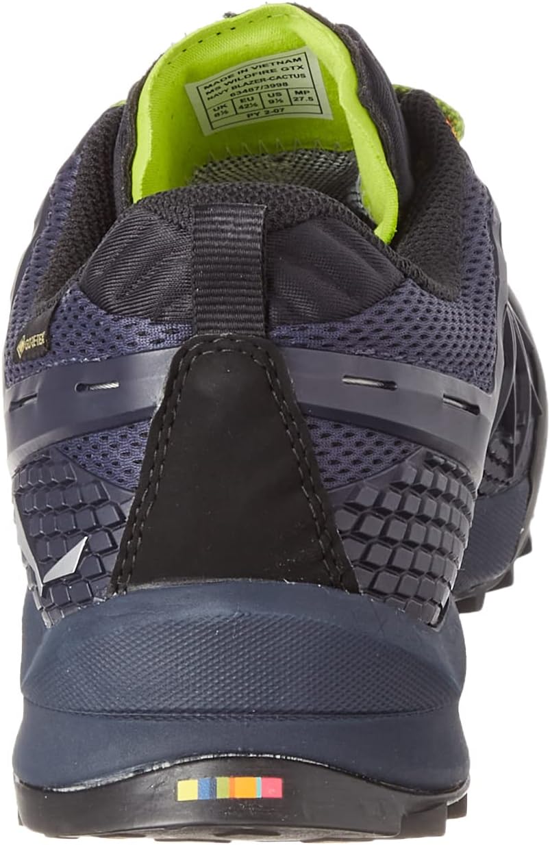 Мужские трекинговые ботинки Salewa Wildfire GTX - прочные водонепроницаемые ботинки Gore-Tex для походов и скалолазания, Navy Blazer Cactus — фото 3