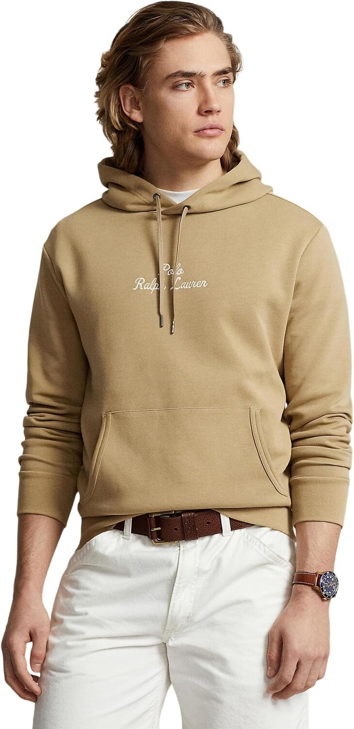 

Худи Polo Ralph Lauren Logo Double-Knit Hoodie, хаки