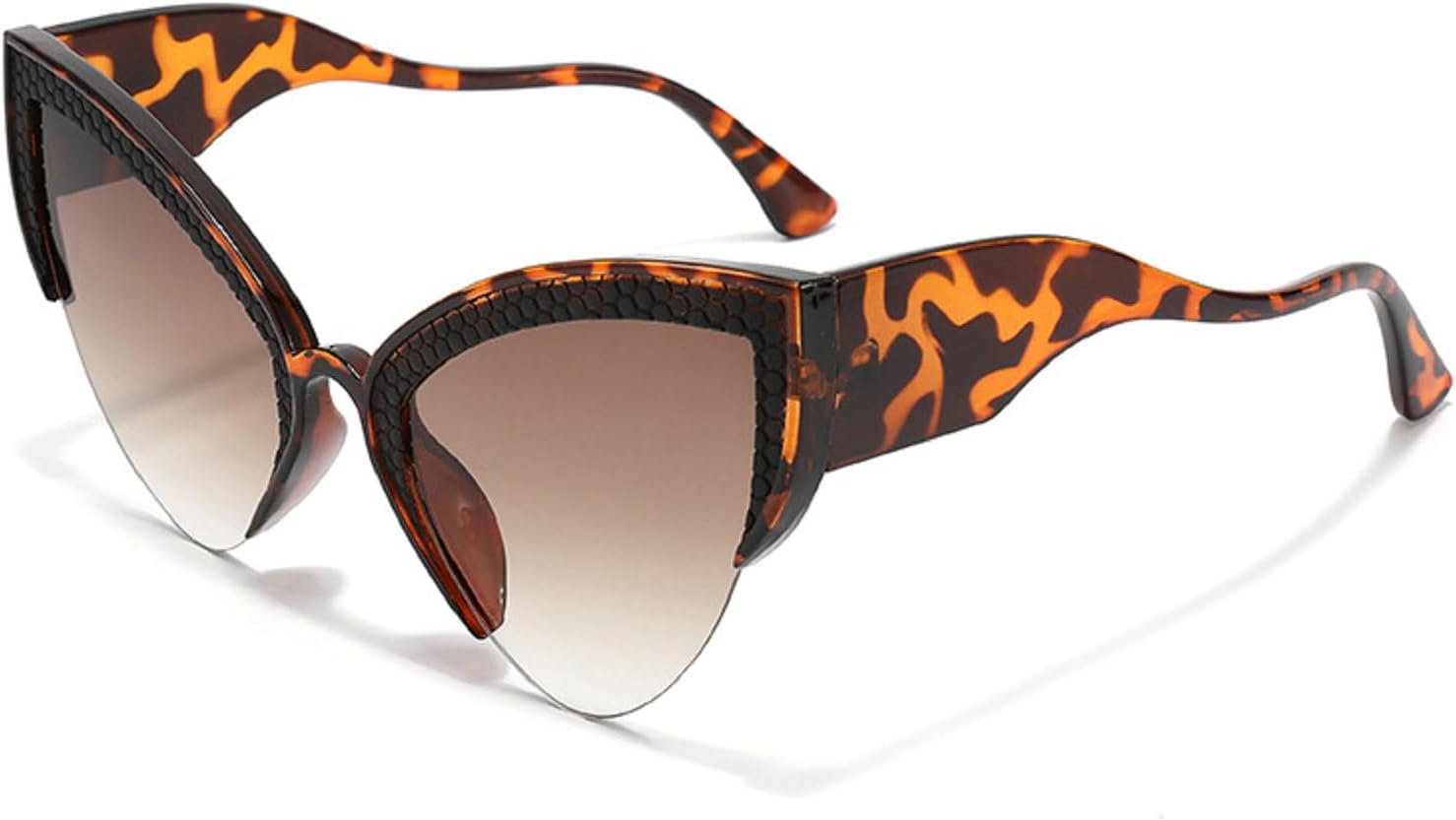 

Винтажные солнцезащитные очки Melrose в форме треугольного кошачьего глаза для женщин, модные градиентные очки, роскошные женские солнцезащитные очки с леопардовым принтом 18010, Leopard