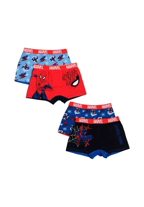 Трусы боксеры 4Er pack hipsters Spiderman, разноцветные