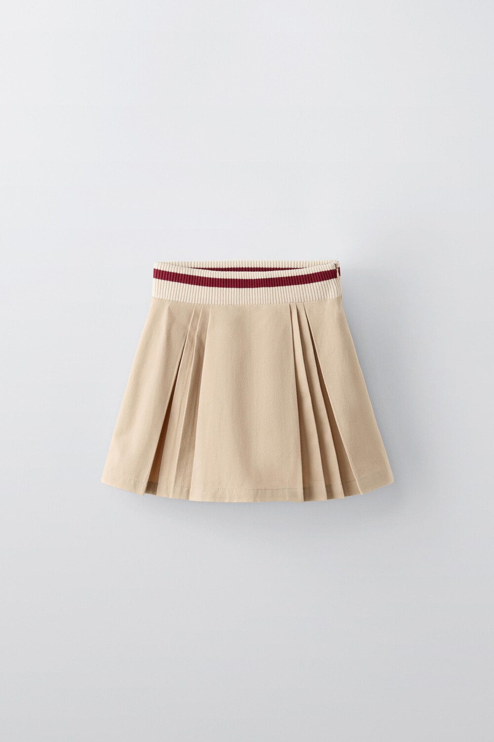 

Юбка с плиссировкой ZARA, песочный