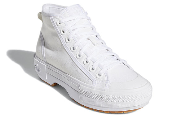 Кроссовки nizza trek Adidas, белый — фото 3