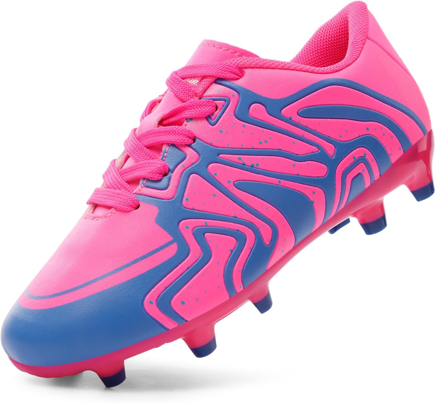 

Бутсы DREAM PAIRS для мальчиков и девочек, футбольная обувь для молодежи на твердой подошве, бейсбольные бутсы, спортивная обувь для тренировок на открытом воздухе, футбольные кроссовки для маленьких и больших детей, синий/розовый