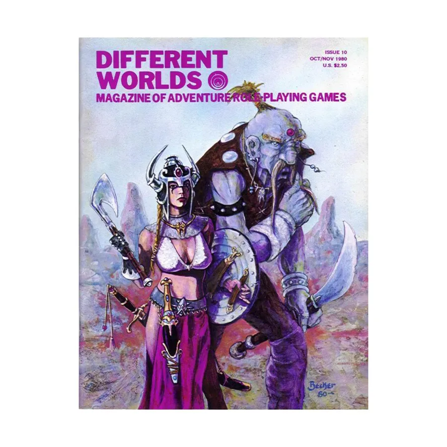 

Журнал #10 "Traveller Variant - Mutations, RuneQuest Variant", Different Worlds Magazine
