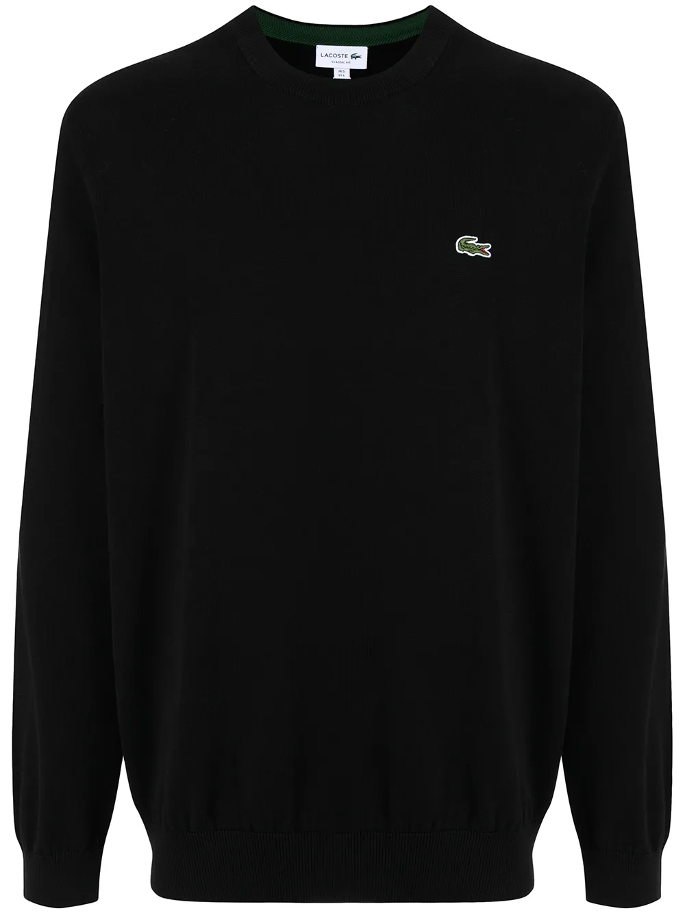 

Толстовка с вышивкой Lacoste, черный