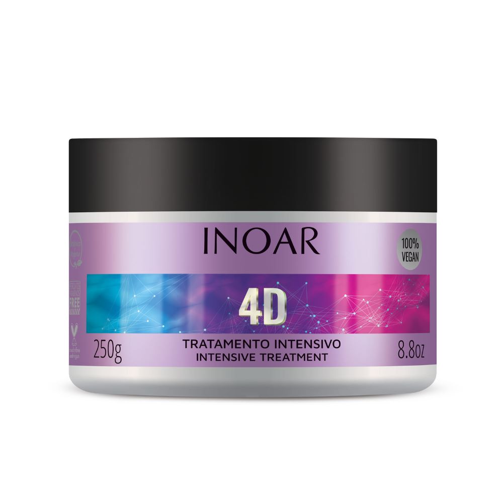 

4-Мерная маска для волос 4d mask Inoar, вес 250 гр.