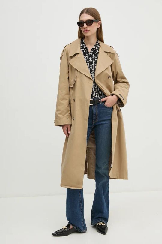 

Тренч BIANCA Pepe Jeans, бежевый