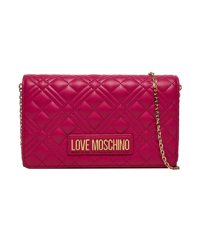 

Элегантная сумка через плечо цвета фуксии Moschino, розовый