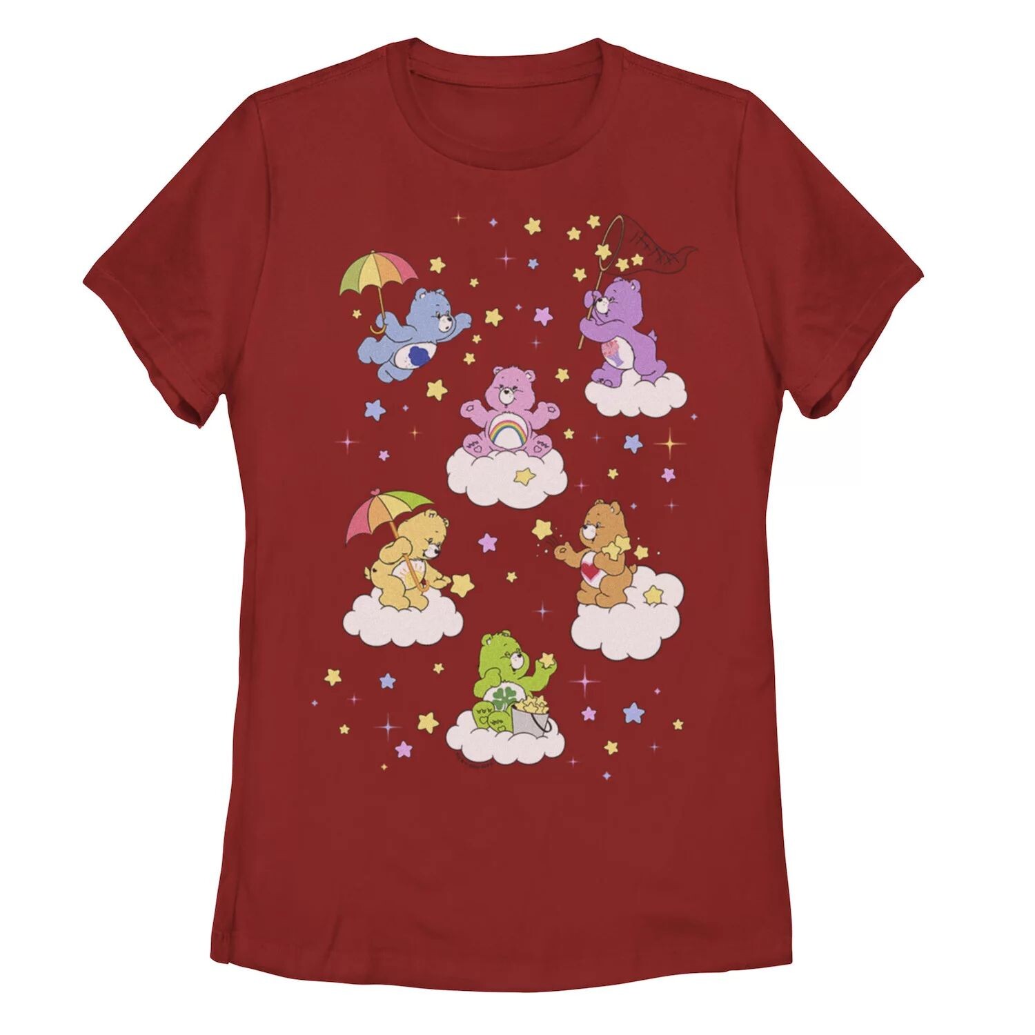 

Детская футболка с рисунком Care Bears Group Catching Stars Licensed Character