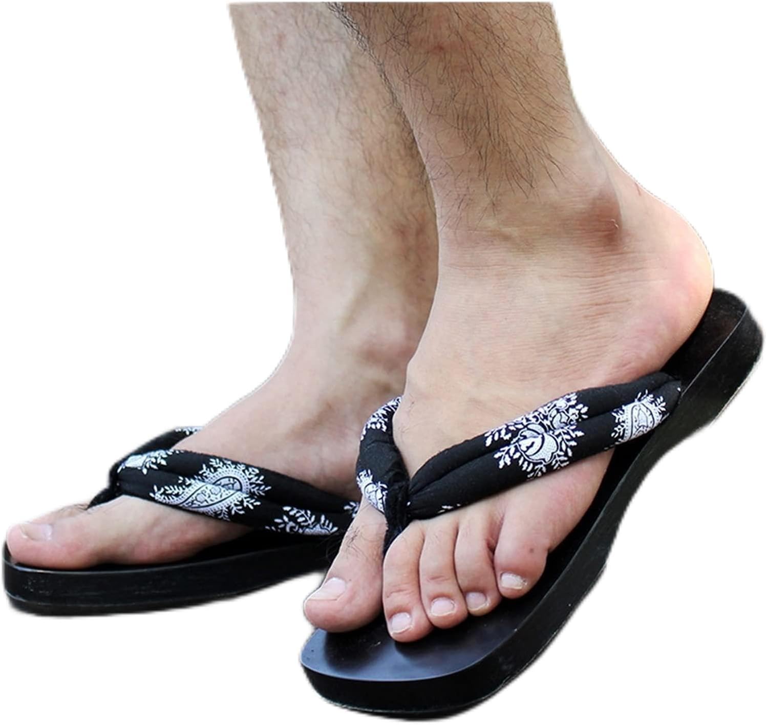

Тапочки YXCKG для мужчин и женщин, традиционные японские деревянные сабо-шлепанцы в стиле кимоно, мужские сандалии-шлепанцы, летние пляжные тапочки унисекс (размер: E-EUR40-41), черный