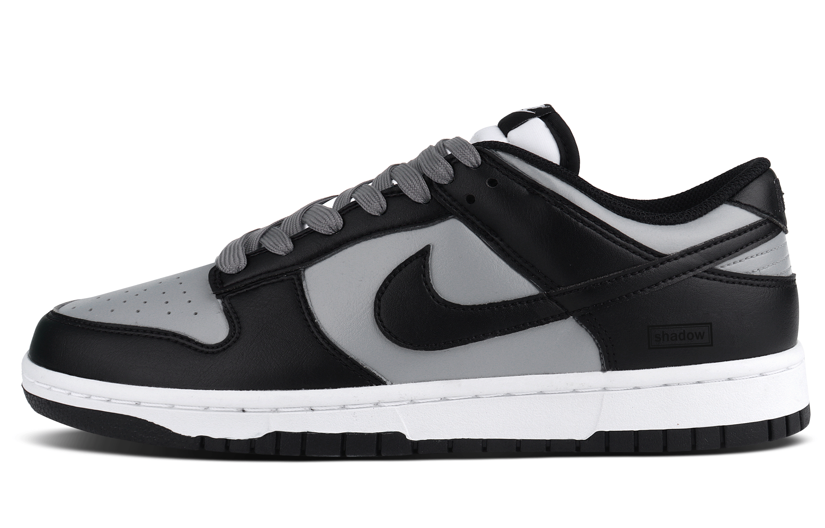 

Nike кроссовки для скейтбординга Dunk Abrasion Resistant низкие Unisex черные белые серые