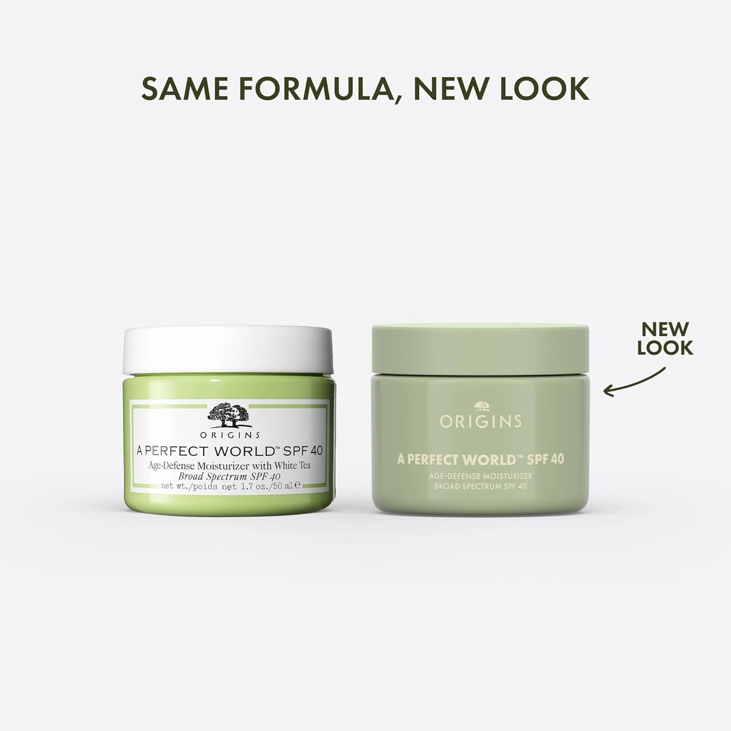 Увлажняющий крем Origins A Perfect World Age-Defense с SPF 40 | Увлажняет и помогает замедлить видимые признаки старения | С антиоксидантами, 48 мл 50 мл (2 шт.), White — фото 2