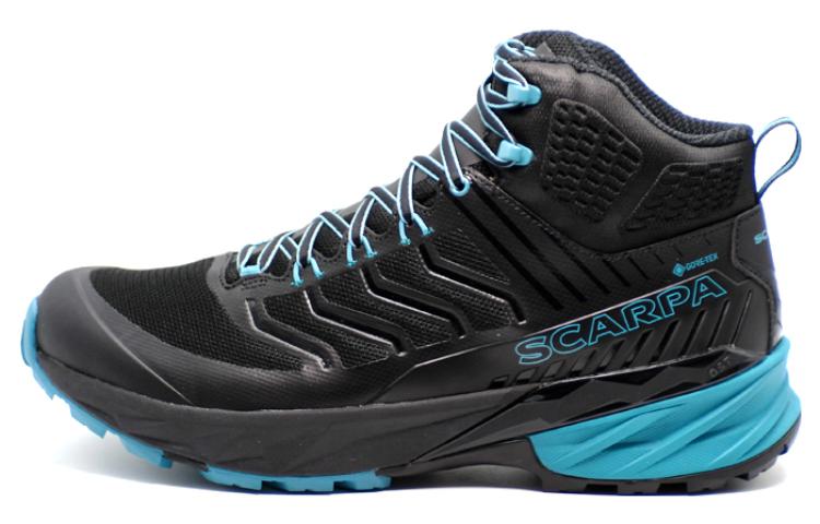 

Мужские кроссовки Storm Rush Hiking Shoes High Top черного/синего цвета Scarpa