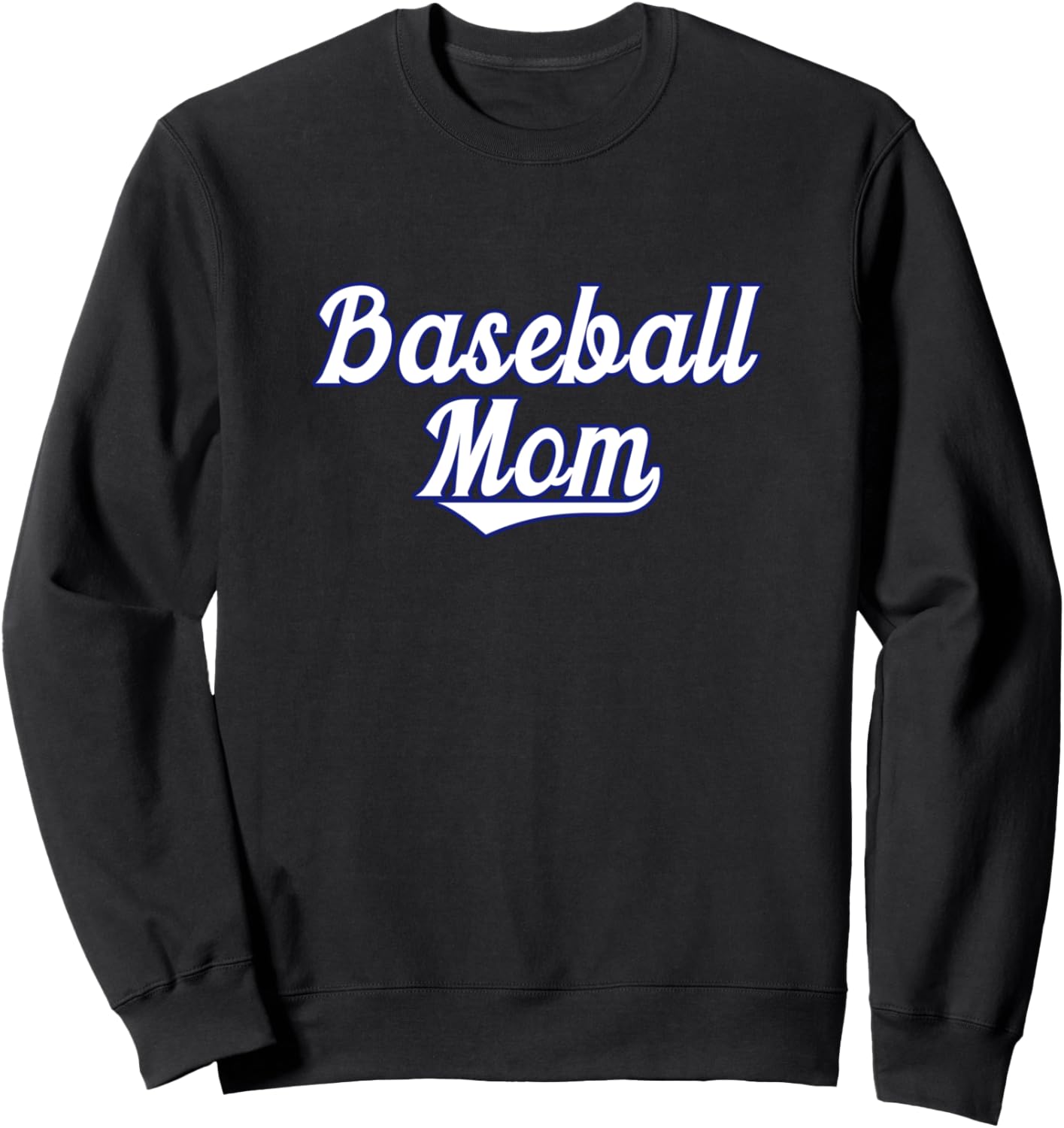 

Классическая толстовка для мамы бейсболиста с объемным текстом, черная, размер S Baseball Mom Merch