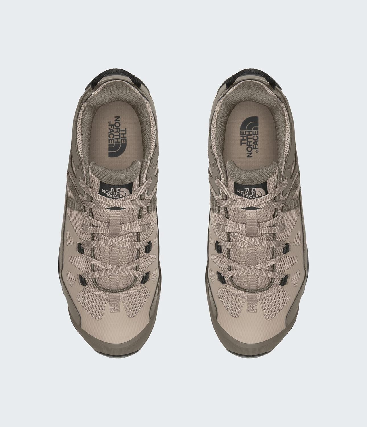 Мужские водонепроницаемые походные ботинки THE NORTH FACE Ultra 112, Кожа Ripstop, резиновая подошва с 5 мм выступами, коричневый/серый — фото 3