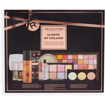 Makeup Revolution 12 Days Of Colour Limited Edition Адвент-календарь Бронзовый Kedoucha — фото 2