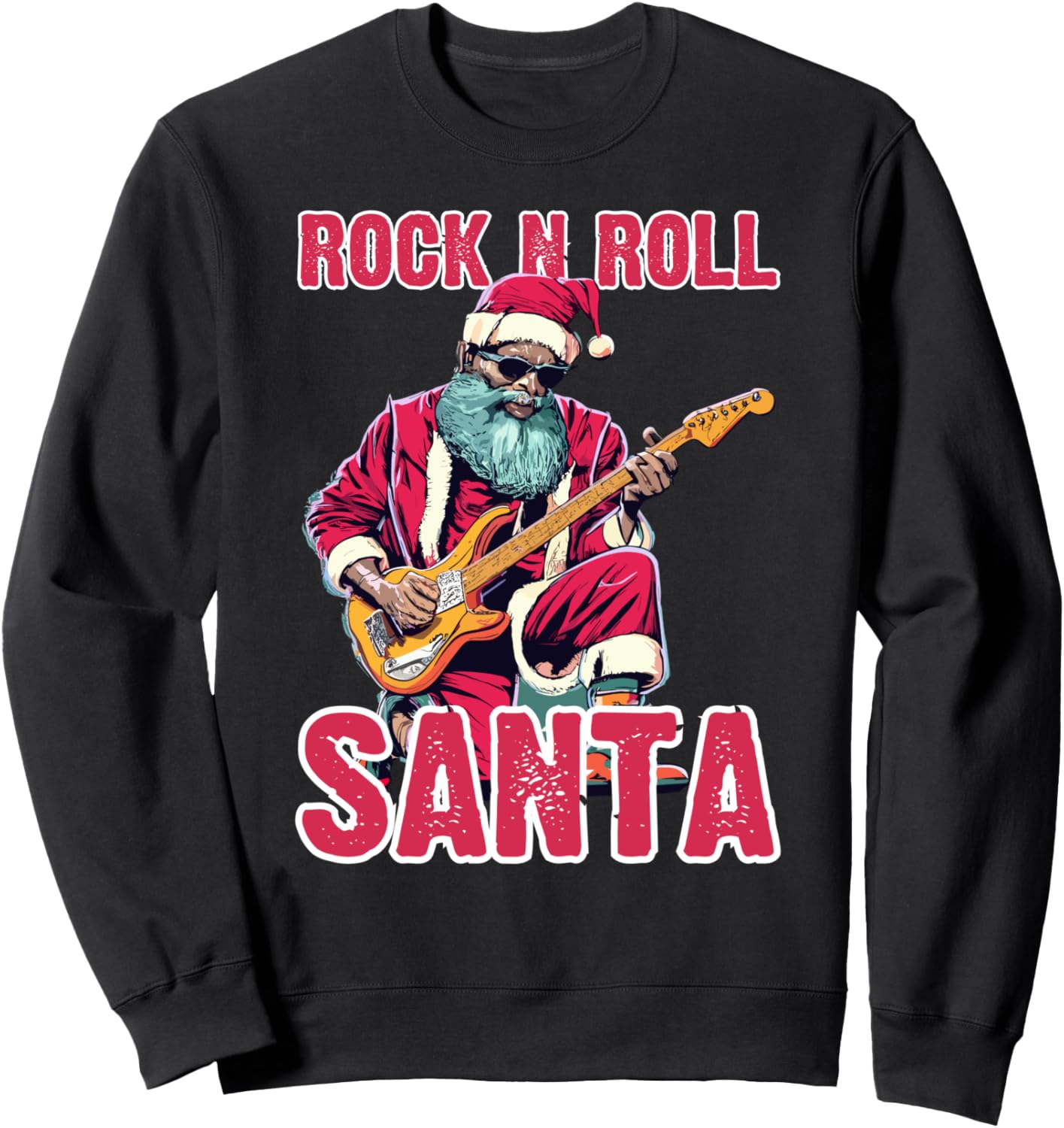

Черная толстовка с изображением Санта-Клауса в стиле рок-н-ролл на Рождество Rock N Roll Christmas Gifts, Черный, Черная толстовка с изображением Санта-Клауса в стиле рок-н-ролл на Рождество Rock N Roll Christmas Gifts