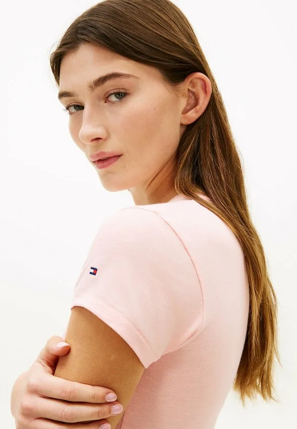 Простая футболка Tommy Hilfiger, Soft Rose — фото 4