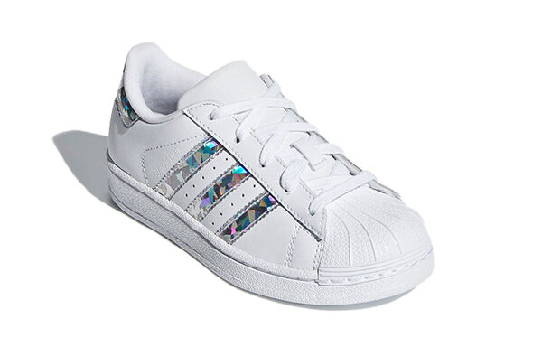 Кроссовки суперзвезда j Adidas, серебряный — фото 3