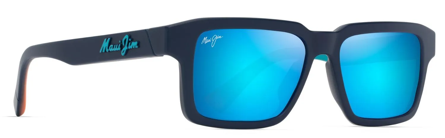 

Поляризованные солнечные очки Kahiko Maui Jim, Matte Dark Blue
