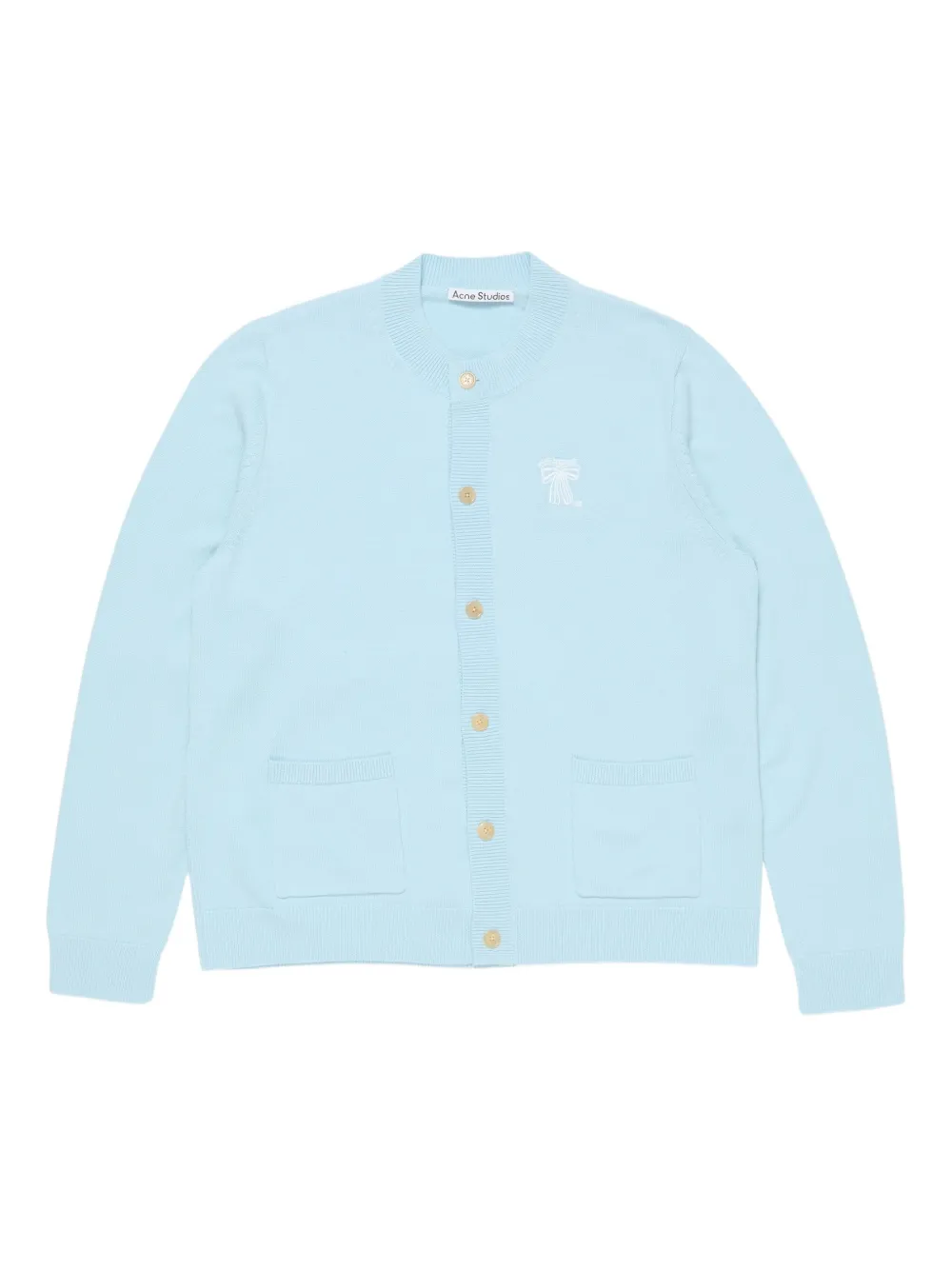 

Вышитый кардиган Acne Studios, синий
