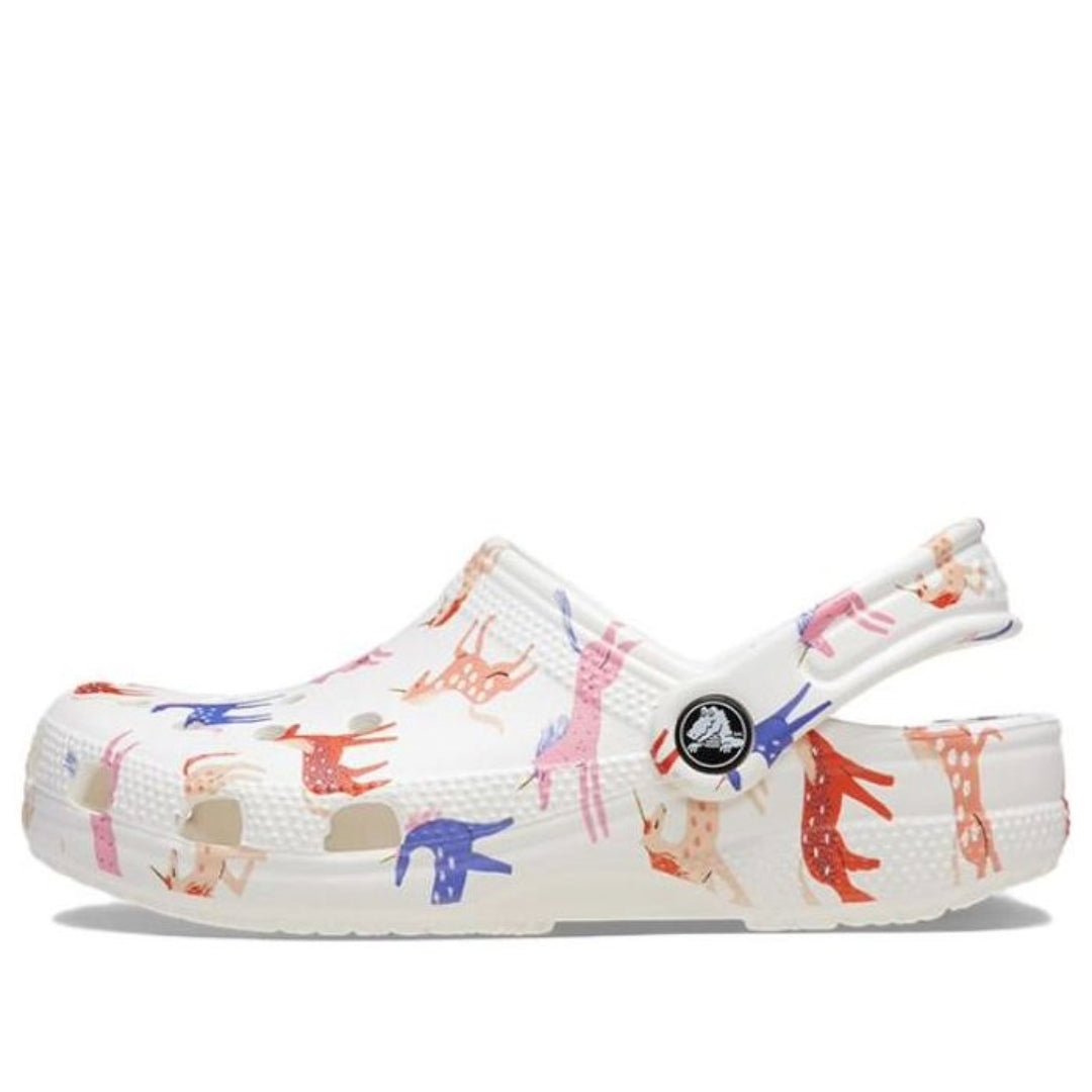 

Тапочки (GS) Crocs Classic Character Print Clog K 'White Red Blue' 209695-9CD, белый