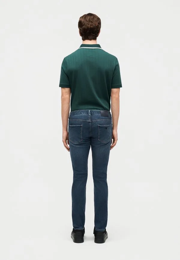 Брюки с карманами, узкие джинсы Emporio Armani, Medium Blue Denim — фото 3
