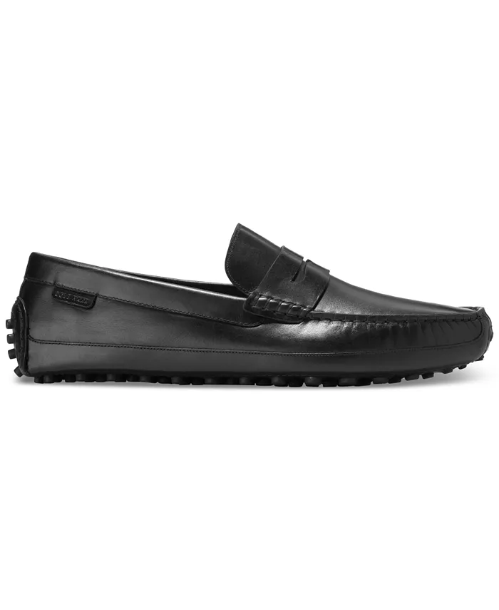 Мужские лоферы для вождения Davies Grand Slip On Cole Haan, черный — фото 2