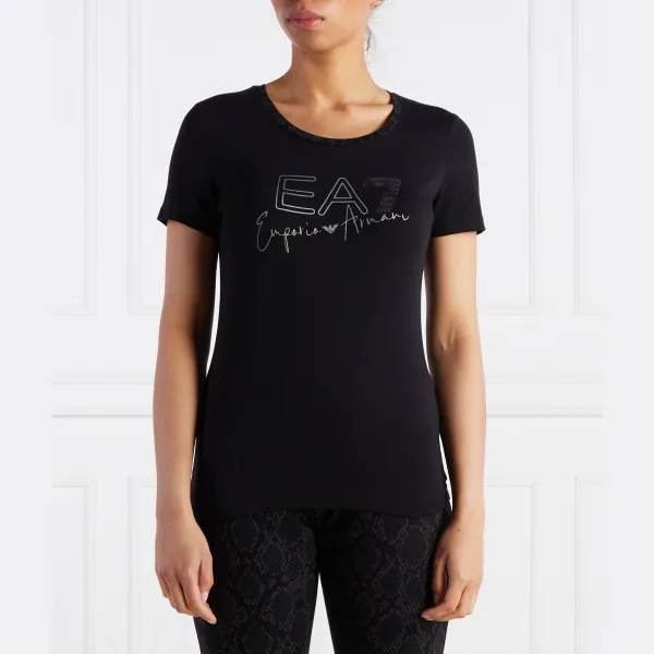 

Облегающая футболка Ea7, черный