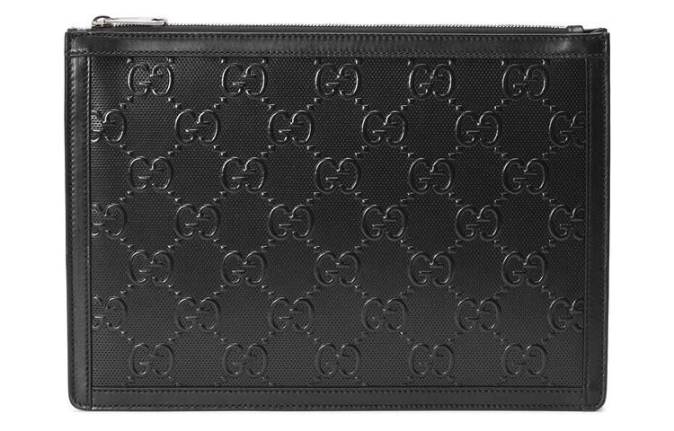 

GUCCI Кожаный клатч мужской черный