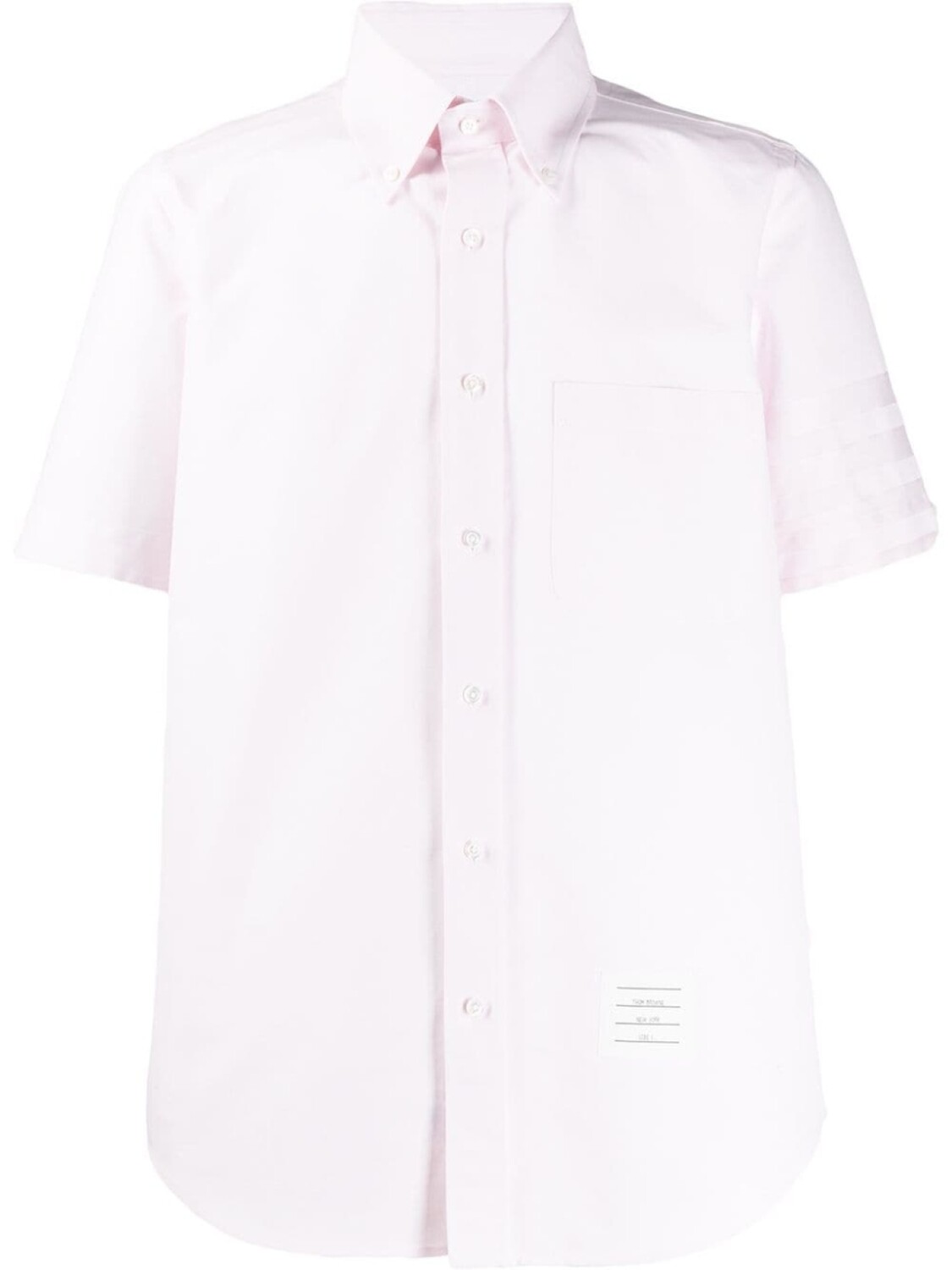 

Рубашка с атласными полосками 4-Bar Thom Browne, розовый