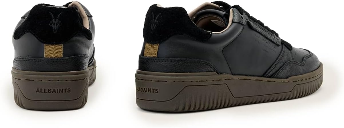 Мужские кеды AllSaints Regan Low Top, черный — фото 3