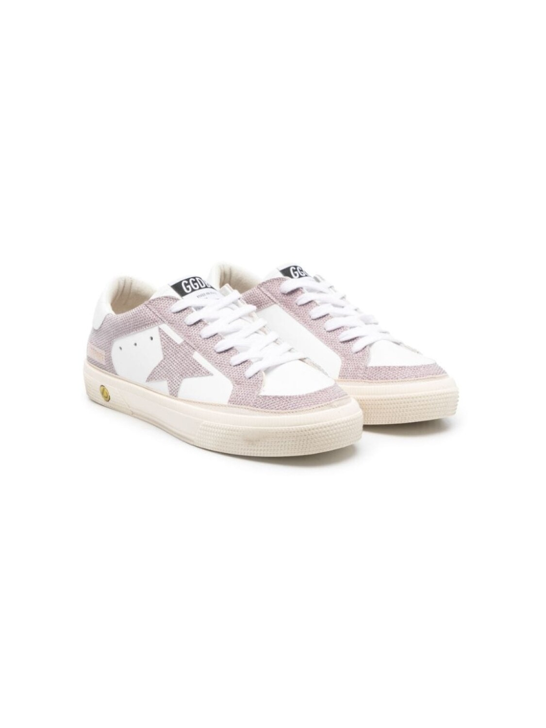 

Кеды с нашивкой Golden Goose Kids, белый