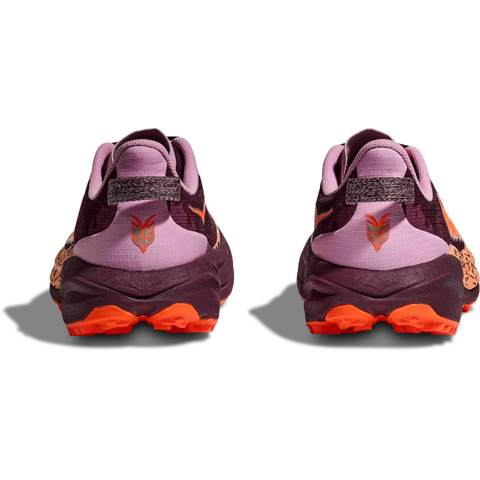 Детские кроссовки для бега по пересеченной местности Speedgoat 6 HOKA, Flower Nectar/Neon Tangerine — фото 4