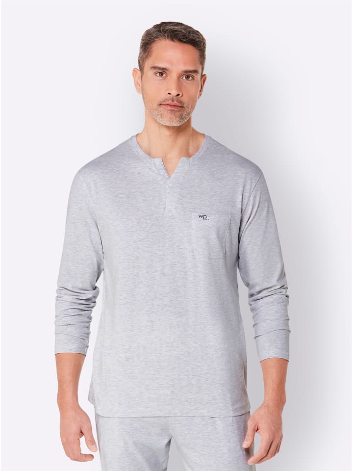 

Пижамная рубашка светло-серого меланжевого цвета WITT WEIDEN